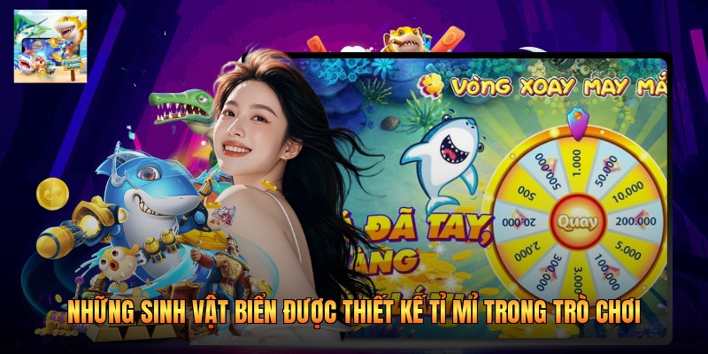 Những sinh vật biển được thiết kế tỉ mỉ trong trò chơi